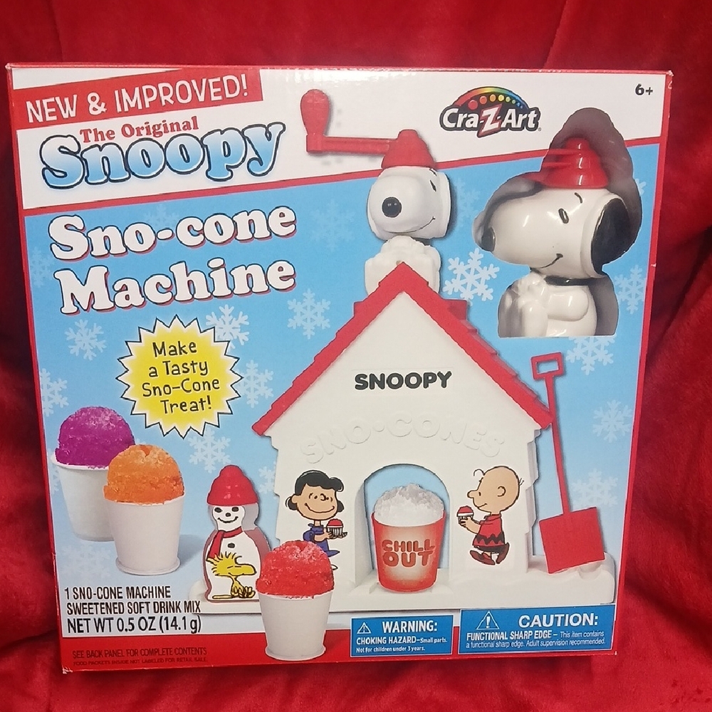 Cra-Z-Art Snoopy Sno-Cone Machine - White